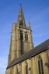 Fototapeta na wymiar The Church of Saint Leger, Socx, northern France