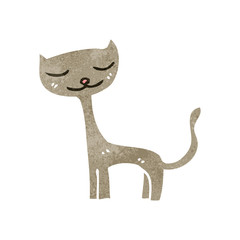 retro cartoon cat