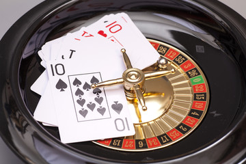 Roulette And Playing Card