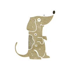 retro cartoon dog