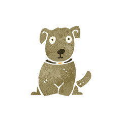 retro cartoon dog