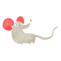 retro cartoon mouse