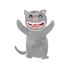 retro cartoon cat