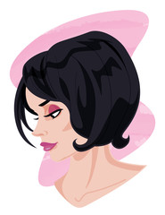 Woman Profile Portrait