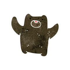 retro cartoon little bear