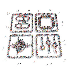 group  people shape  adjustment