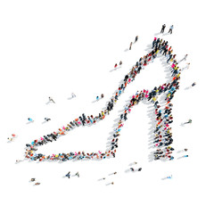 group  people  shape  shoe