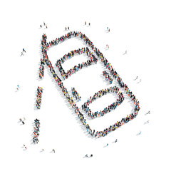 group  people  shape  car