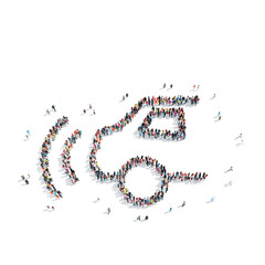 group  people  shape  car