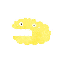 retro cartoon cloud