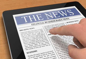 news on tablet