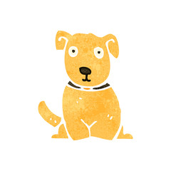 Obraz premium retro cartoon dog