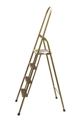 metal ladder isolated on white background