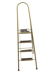metal ladder isolated on white background