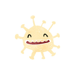 retro cartoon antibody