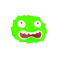 retro cartoon furball creature