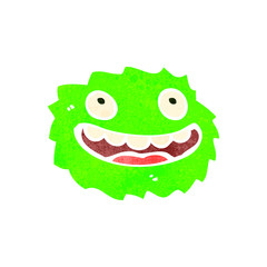 retro cartoon furball creature