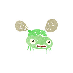 Obraz premium retro cartoon fly