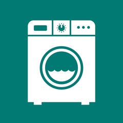 Washing laundry machine icon