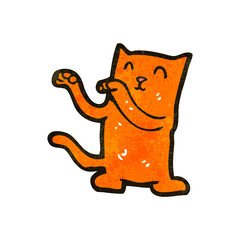 retro cartoon cat
