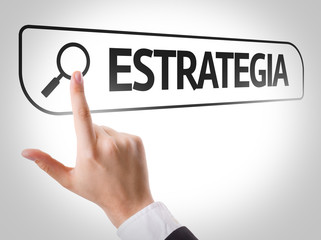 Strategy (in Portuguese) written in search bar