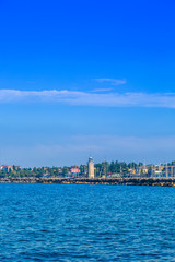 Obraz premium Desenzano town located on Lake Garda