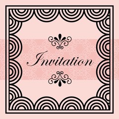vintage invitation
