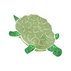 retro cartoon turtle