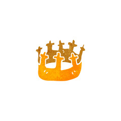 retro cartoon crown