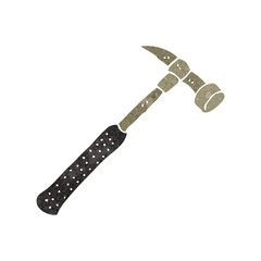 retro cartoon hammer