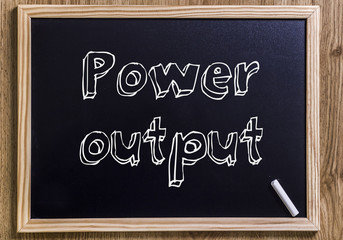 Fototapeta premium Power output