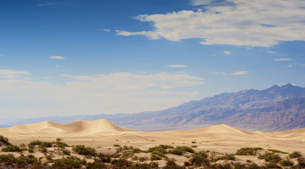 Fototapeta na wymiar Sand Dunes in Death Valley National Park in California