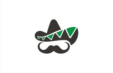 mustache and hat mexico