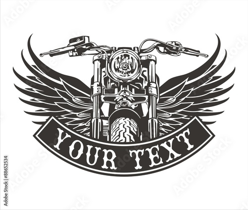 quot motorcycle wings ribbon vintage quot stock photo and royalty quot motorcycle wings ribbon vintage quot stock photo and royalty