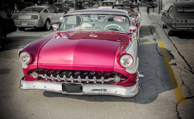  gorgeous amazing front view of old classic retro vintage car
