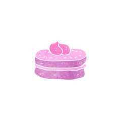 retro cartoon small cake