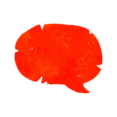 retro cartoon comic book speech bubble