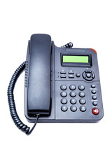 black IP phone