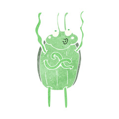 retro cartoon bug