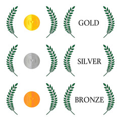 Laurel Wreath Medals 1