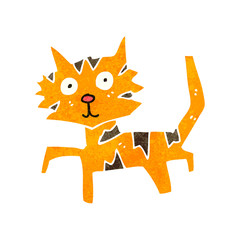 retro cartoon cat