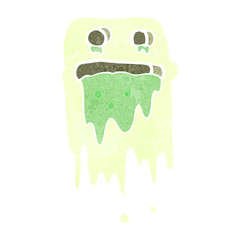 retro cartoon ghost