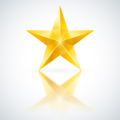Obraz premium Yellow star