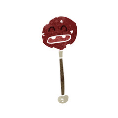 retro cartoon medieval mace