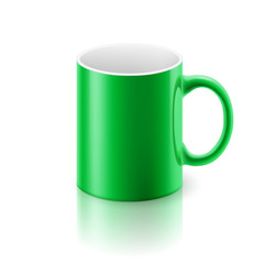 Green mug