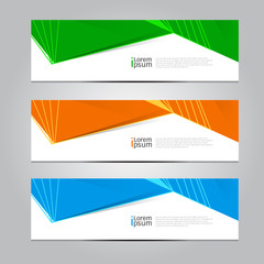 Fototapeta premium Vector design Banner background, illustration EPS10