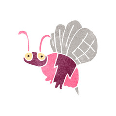 retro cartoon bug
