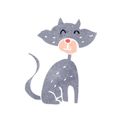 retro cartoon cat