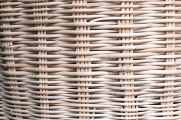 close up of basket wicker, ratten background