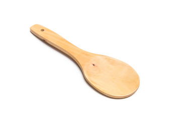 Big cooking wooden spoon ladle